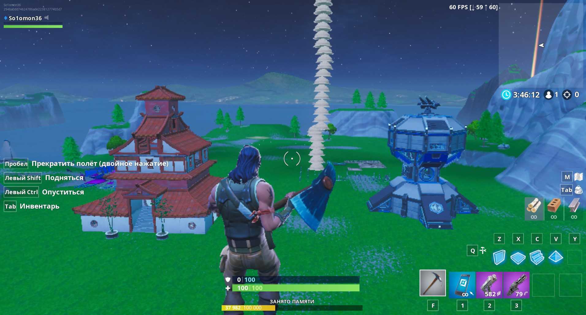 свои постройки в творческом режиме фортнайт