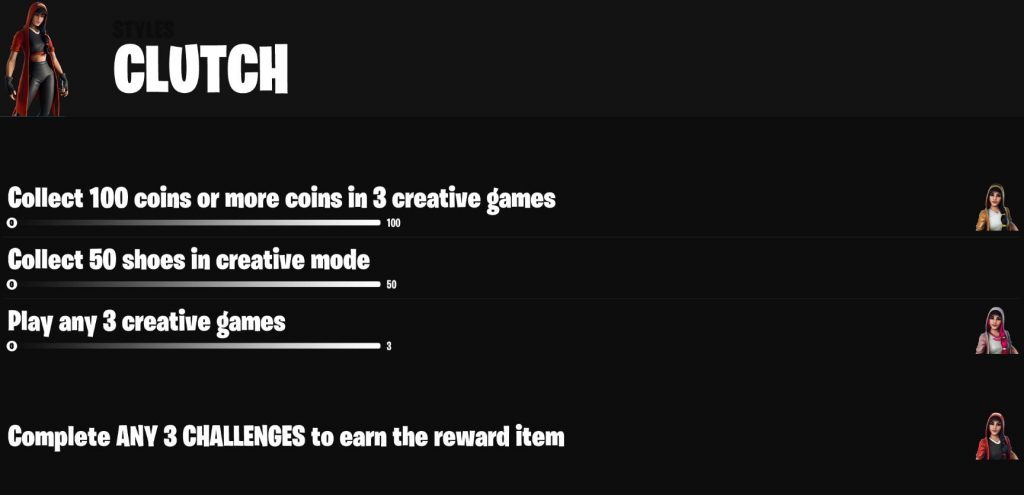 испытания для ники в Фортнайт