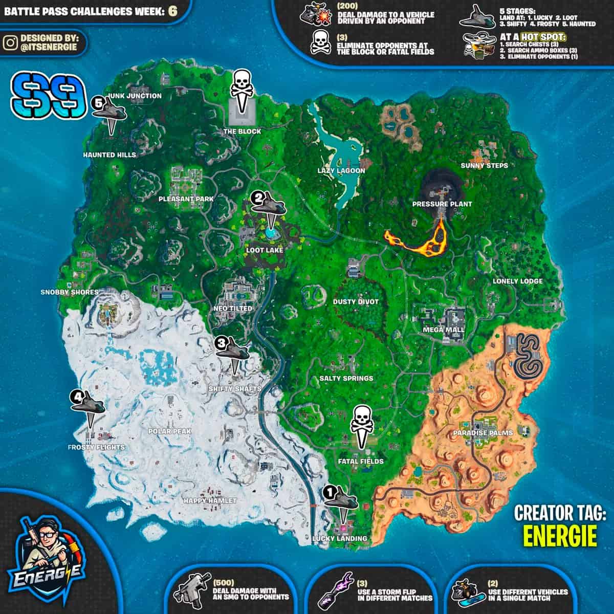 чит карта 6 недели 9 сезона