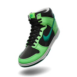 Nike Dunk Hi 'Halloween Green'