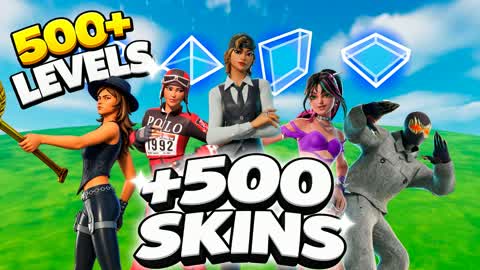 Остров 500 SKINS FREE BUILD 500+ в Фортнайт