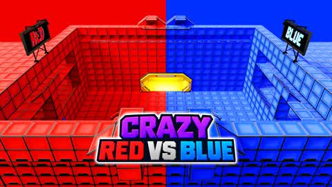 Остров CRAZY RED VS BLUE 🔴🔵 в Фортнайт