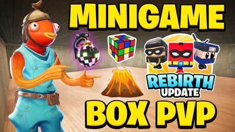 Остров MINIGAME BOX PVP 📦 100+ Minigames 👑 в Фортнайт