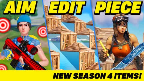 Остров 🎯Aim Edit Piece & 1v1 Freebuild RANKED в Фортнайт