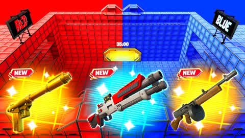Остров CRAZY RED VS BLUE 🔴🔵 в Фортнайт