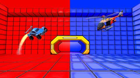 Остров MEGA RED VS BLUE в Фортнайт