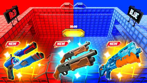 Остров CRAZY RED VS BLUE 🔴🔵 в Фортнайт