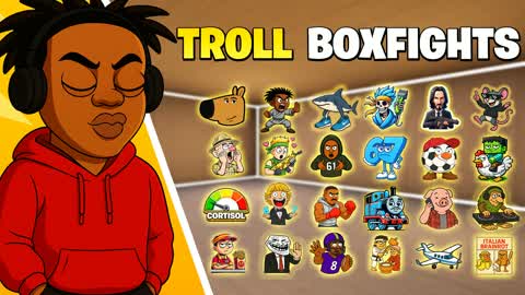Остров TROLL BOX PVP - BOX FIGHTS (BOX) в Фортнайт